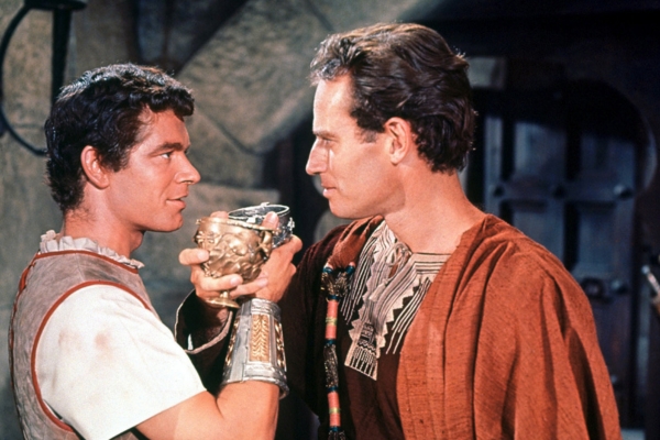 Charlton Helston em cena do filme "Ben-hur", de William Wyler.