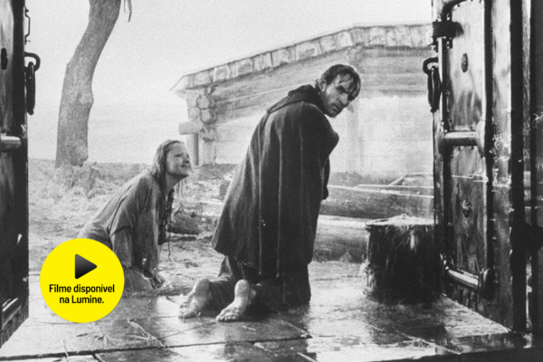 Cena do filme "Andrei Rublev", de Andrei Tarkovski.