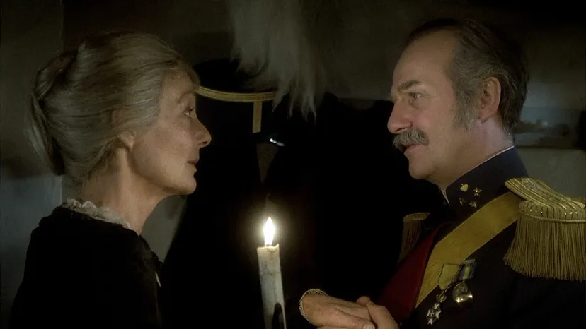 Birgitte Federspiel e Jarl Kuller em cena do filme "A festa de Babette", de Gabriel Axel.