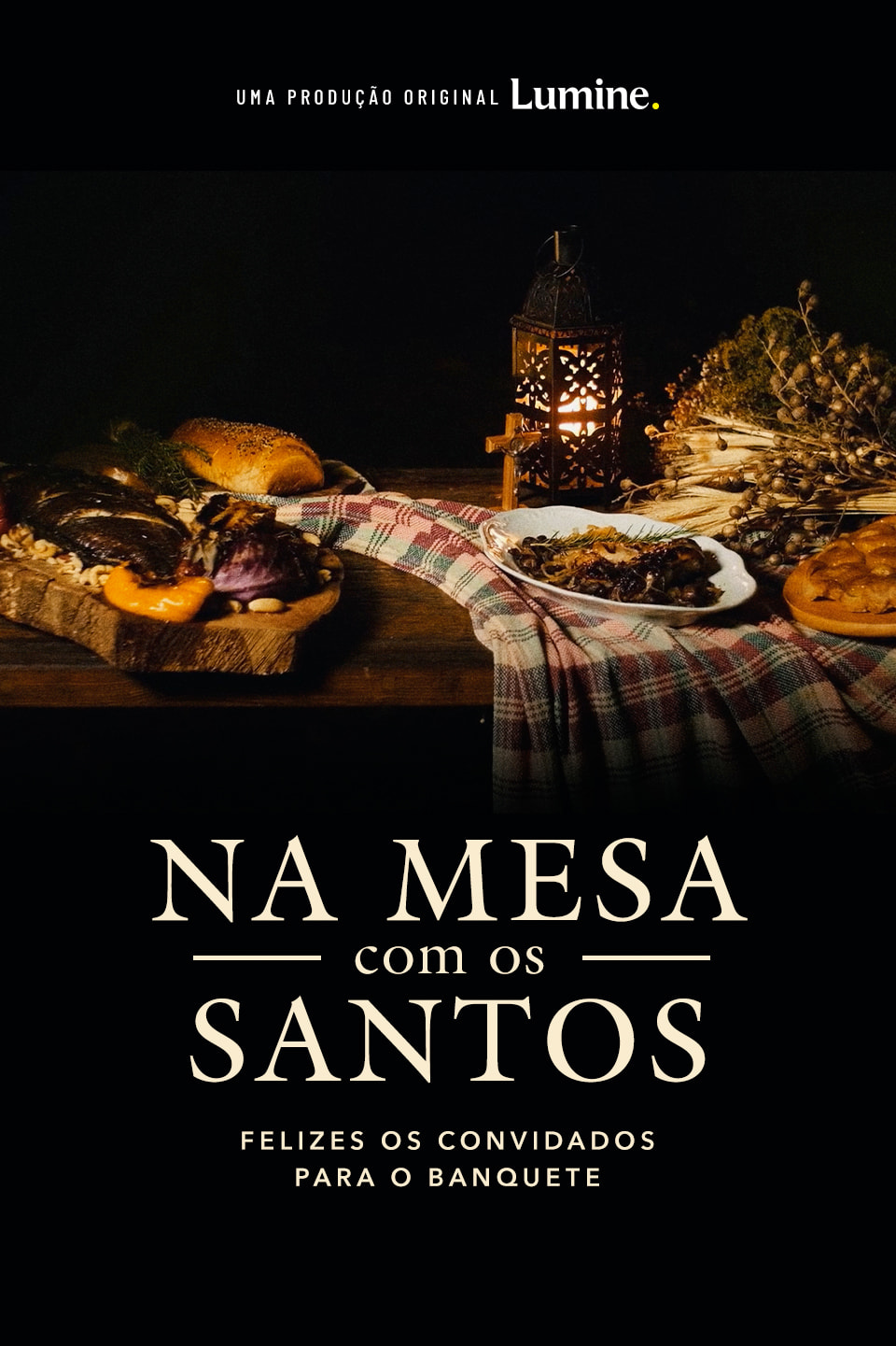 Na mesa com os santos