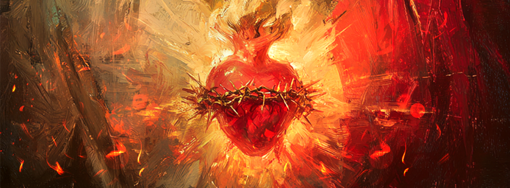 Devoção ao Sagrado Coração de Jesus.