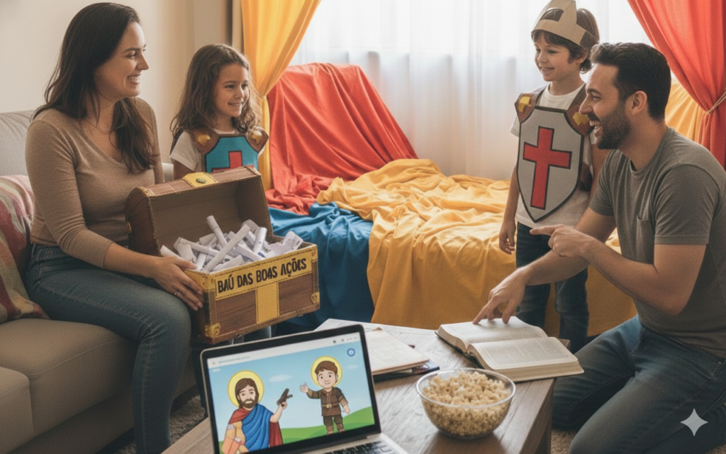 5 atividades para fazer nas férias e ensinar virtudes para os seus filhos